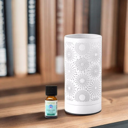 Diffuseur par Chaleur Douce CALORYA N° 15, 3 niveaux d’intensité, huiles essentielles, solutions parfumées et cires parfumées