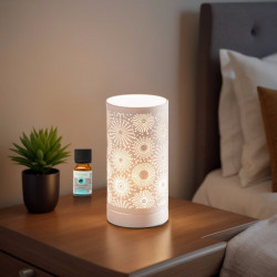 Diffuseur par Chaleur Douce CALORYA N° 15, 3 niveaux d’intensité, huiles essentielles, solutions parfumées et cires parfumées