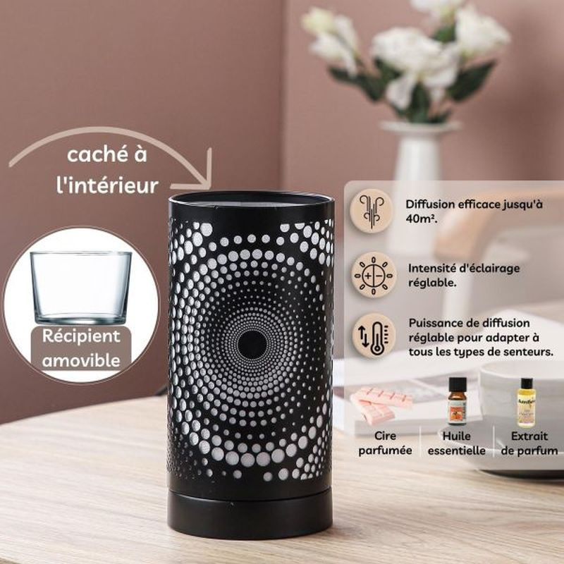 Diffuseur par Chaleur Douce CALORYA N° 12, huiles essentielles, solutions parfumées, cires parfumées
