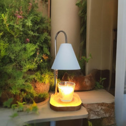 Diffuseur Par Chaleur Douce Candelia, diffuseur innovant de bougies parfumées sans flamme