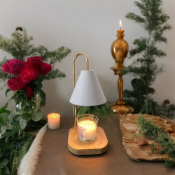 Diffuseur Par Chaleur Douce Candelia, diffuseur innovant de bougies parfumées sans flamme