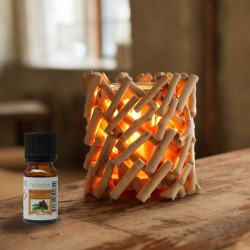 Diffuseur par Chaleur Douce CALORYA N° 7, une création artisanale en bois qui diffuse une lumière douce et chaleureuse