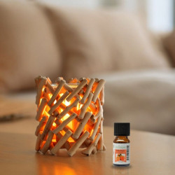 Diffuseur par Chaleur Douce CALORYA N° 7, une création artisanale en bois qui diffuse une lumière douce et chaleureuse