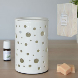 Diffuseur par Chaleur Douce CALORYA N° 2, un variateur permet d'ajuster température et luminosité selon vos envies