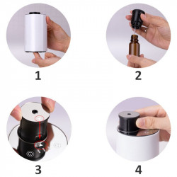 Movisia diffuseur mobile d'huiles essentielles par nébulisation à froid batterie intégrée