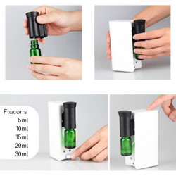 Diffuseur par nébulisation Mobysens micronisation à froid huiles essentielles concentrés aromatiques batterie intégrée