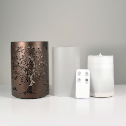 Brumisateur diffuseur ultrasons huiles essentielles à froid silencieux nébulisation senteurs vertus bienfisantes