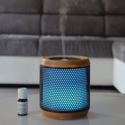 Brumisateur diffuseur ultrasons huiles essentielles à froid silencieux nébulisation senteurs vertus bienfisantes