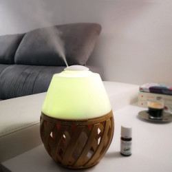 Brumisateur diffuseur ultrasons huiles essentielles à froid silencieux nébulisation senteurs vertus bienfaisantes