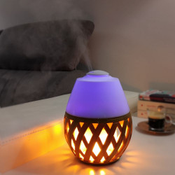 Brumisateur diffuseur ultrasons huiles essentielles à froid silencieux nébulisation senteurs vertus bienfaisantes