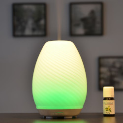 Brumisateur diffuseur ultrasons huiles essentielles à froid silencieux nébulisation senteurs vertus bienfaisantes