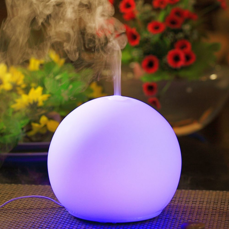 Brumisateur diffuseur ultrasons huiles essentielles à froid silencieux nébulisation senteurs vertus bienfaisantes dome verre Brumisateur diffuseur ultrasons huiles essentielles à froid silencieux nébulisation senteurs vertus bienfaisantes dome verre