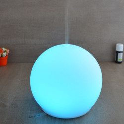 Brumisateur diffuseur ultrasons huiles essentielles à froid silencieux nébulisation senteurs vertus bienfaisantes dome verre