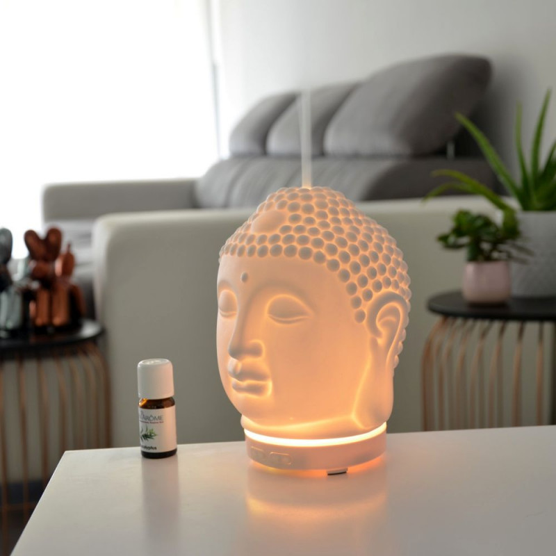 Brumisateur diffuseur ultrasons huiles essentielles à froid silencieux nébulisation senteurs vertus bienfaisantes ceramique Brumisateur diffuseur ultrasons huiles essentielles à froid silencieux nébulisation senteurs vertus bienfaisantes ceramique