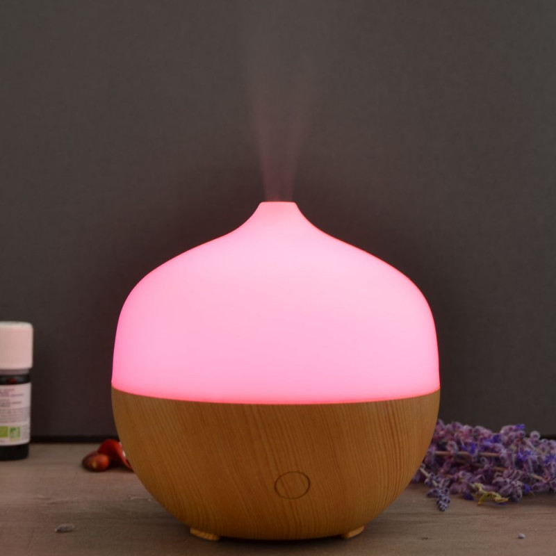 Brumisateur diffuseur ultrasons huiles essentielles à froid silencieux nébulisation senteurs vertus bienfaisantes aspect bois Brumisateur diffuseur ultrasons huiles essentielles à froid silencieux nébulisation senteurs vertus bienfaisantes aspect bois