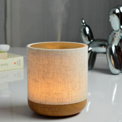 Brumisateur diffuseur ultrasons huiles essentielles à froid silencieux nébulisation senteurs vertus bienfaisantes textile