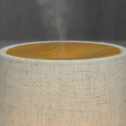 Brumisateur diffuseur ultrasons huiles essentielles à froid silencieux nébulisation senteurs vertus bienfaisantes textile