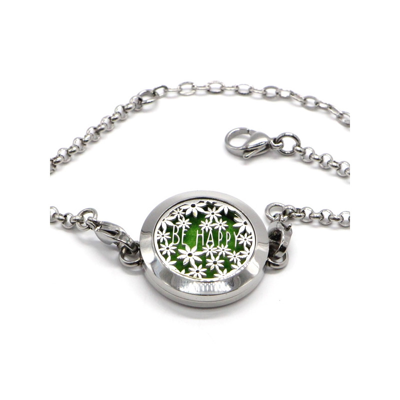 Bijoux bracelet d'aromathérapie anti-stress personnel huiles essentielles extraits de parfum air délicatement parfumée Bijoux bracelet d'aromathérapie anti-stress personnel huiles essentielles extraits de parfum air délicatement parfumée