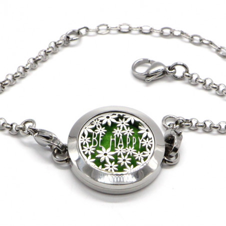 Bijoux bracelet d'aromathérapie anti-stress personnel huiles essentielles extraits de parfum air délicatement parfumée Bijoux bracelet d'aromathérapie anti-stress personnel huiles essentielles extraits de parfum air délicatement parfumée
