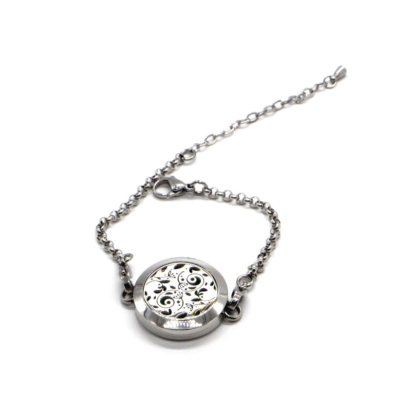 Bijoux bracelet d'aromathérapie anti-stress personnel huiles essentielles extraits de parfum air délicatement parfumée Bijoux bracelet d'aromathérapie anti-stress personnel huiles essentielles extraits de parfum air délicatement parfumée