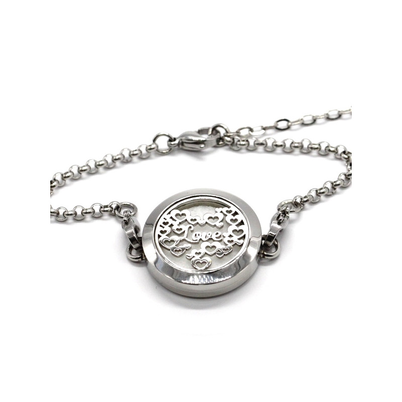 Bijoux bracelet d'aromathérapie anti-stress personnel huiles essentielles extraits de parfum air délicatement parfumée Bijoux bracelet d'aromathérapie anti-stress personnel huiles essentielles extraits de parfum air délicatement parfumée