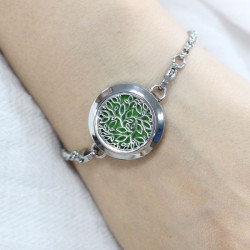 Bijoux bracelet d'aromathérapie anti-stress personnel huiles essentielles extraits de parfum air délicatement parfumée