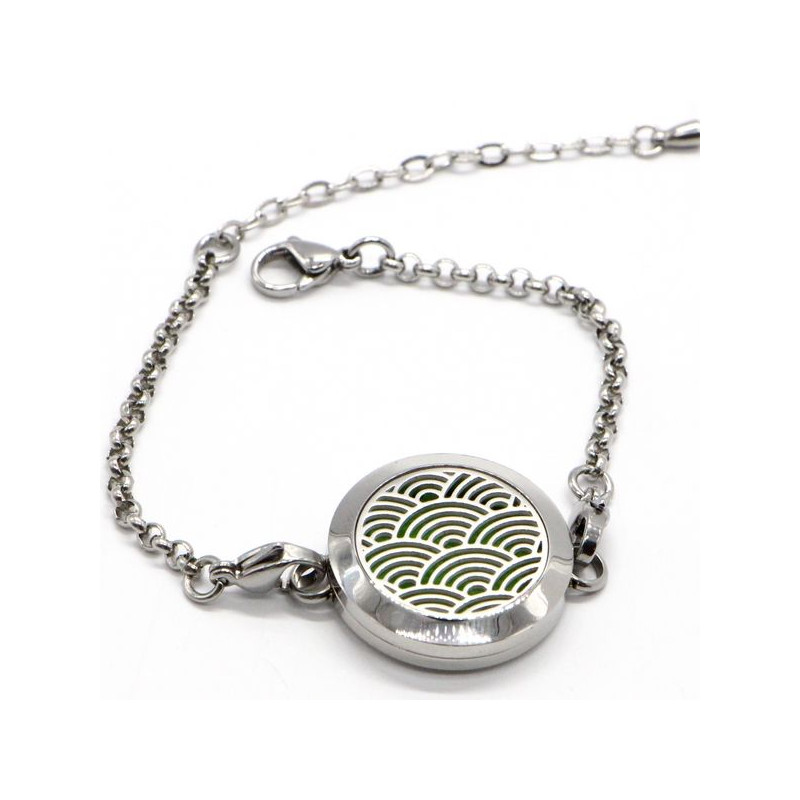 Bijoux bracelet d'aromathérapie anti-stress personnel huiles essentielles extraits de parfum air délicatement parfumée Bijoux bracelet d'aromathérapie anti-stress personnel huiles essentielles extraits de parfum air délicatement parfumée