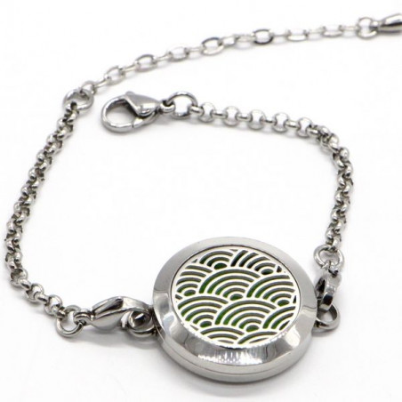 Bijoux bracelet d'aromathérapie anti-stress personnel huiles essentielles extraits de parfum air délicatement parfumée Bijoux bracelet d'aromathérapie anti-stress personnel huiles essentielles extraits de parfum air délicatement parfumée