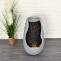 Fontaine grande taille Moderne Molly atmosphère zen relaxation détente Mur d'eau décoration éclairage LED