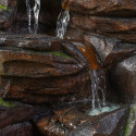 Fontaine Grande Fontaine Niagara atmosphère zen relaxation détente Mur d'eau décoration éclairage LED