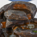 Fontaine Grande Fontaine Niagara atmosphère zen relaxation détente Mur d'eau décoration éclairage LED