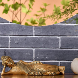 Statue Bouddha Thai Couché Feng Shui, grand symbole de soutien, de protection, de joie et d’équilibre spirituel