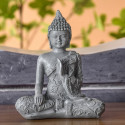 statue feng shui bouddha méditation statuette décoration zen ambiance fontaine