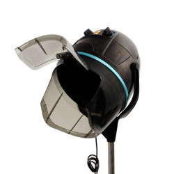 Sèche-cheveux casque professionnel 1300W : hauteur réglable, température ajustable, minuterie intégrée