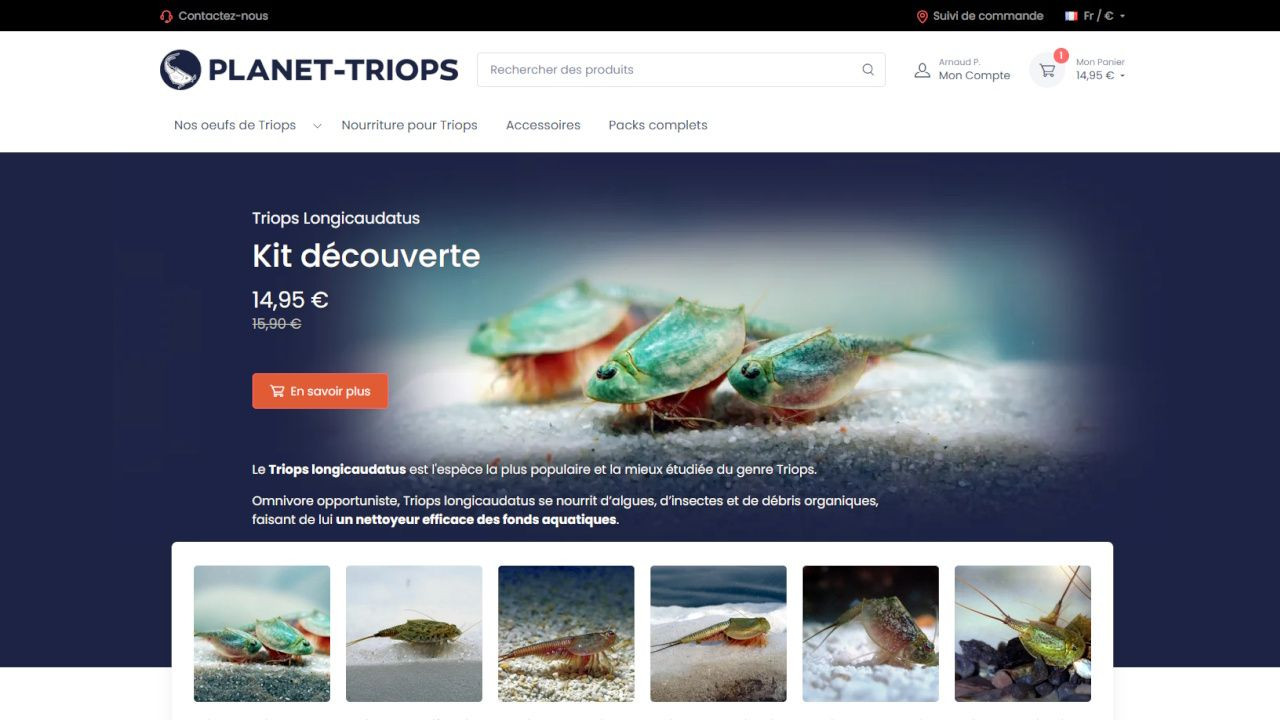 Découvrez Planet-Triops, la référence pour tous les passionnés d’élevage de Triops La boutique Ventoo.fr